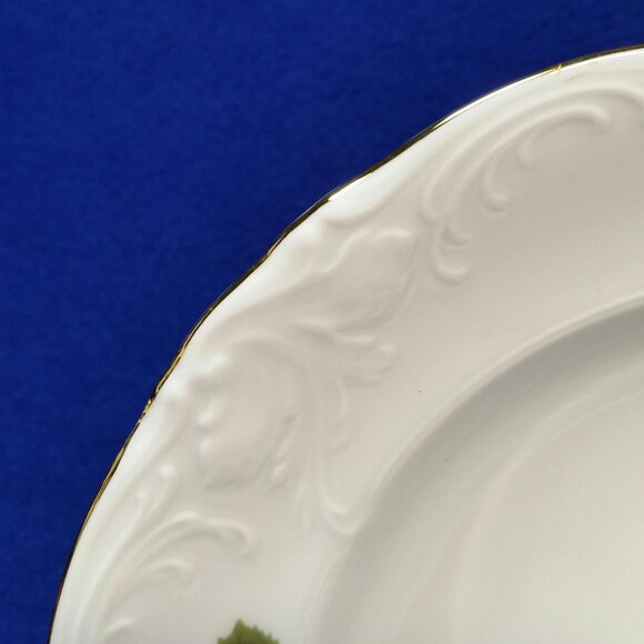 Royal Kent Red Roses Soup Bowls Set of 4 Poland Wedding Dinnerware Pre-Owned - Picture 6 of 10